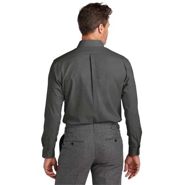 Brooks Brothers Tall Wrinkle-Free Stretch Nailhead Shirt - Brooks Brothers Tall Wrinkle-Free Stretch Nailhead Shirt - Image 5 of 18