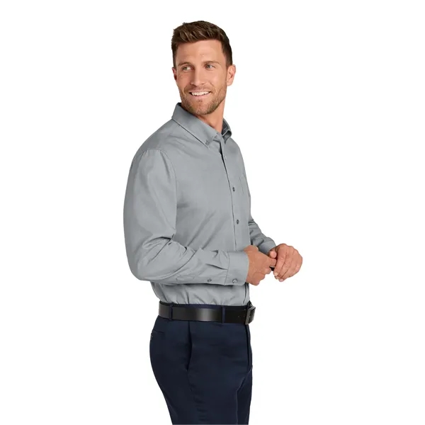 Port Authority Long Sleeve Nailhead Easy Care Shirt - Port Authority Long Sleeve Nailhead Easy Care Shirt - Image 17 of 24