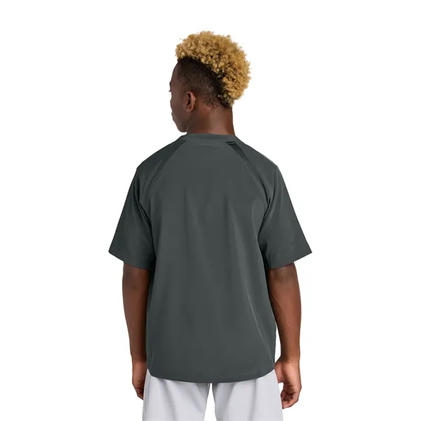 Sport-Tek Youth Repeat 1/2-Zip Short Sleeve Jacket - Sport-Tek Youth Repeat 1/2-Zip Short Sleeve Jacket - Image 6 of 19