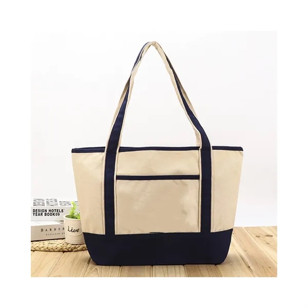 Tote Bag With Zippered - Tote Bag With Zippered - Image 2 of 4