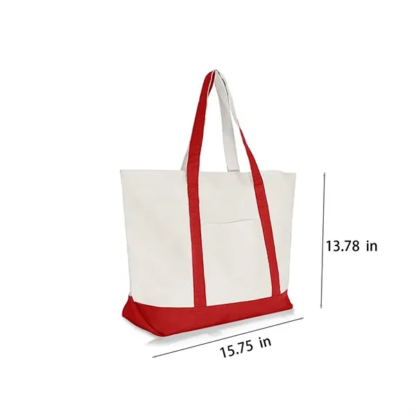 Tote Bag With Zippered - Tote Bag With Zippered - Image 4 of 4