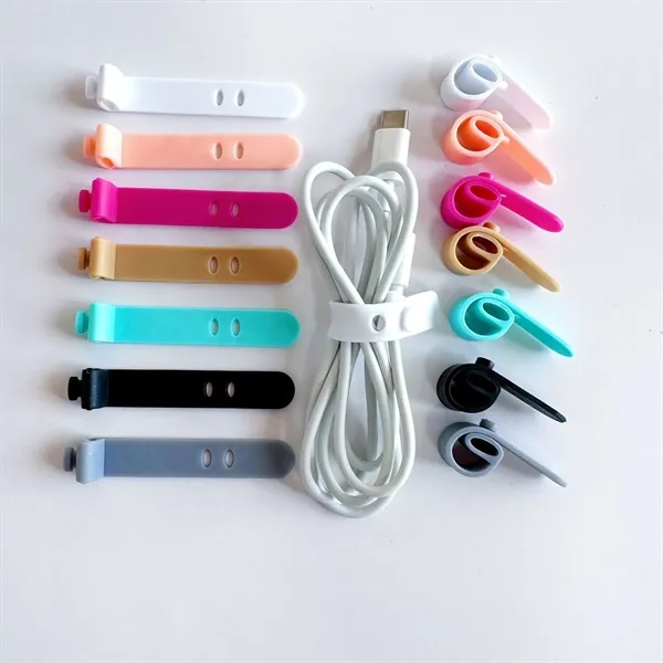 Reusable Hook-and-Loop Fastener Cable Ties - Reusable Hook-and-Loop Fastener Cable Ties - Image 4 of 4