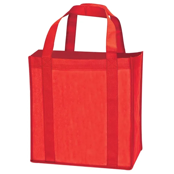 Universal Source® Laminated Non-Woven Grocery Tote - Universal Source® Laminated Non-Woven Grocery Tote - Image 3 of 6