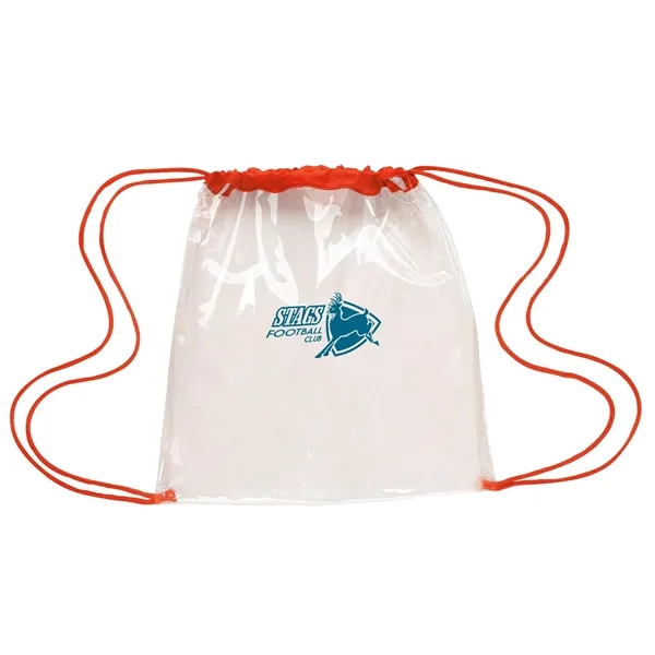 Clear Game Drawstring Backpack - Clear Game Drawstring Backpack - Image 25 of 30