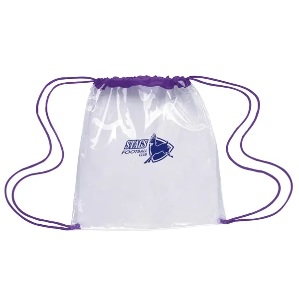 Clear Game Drawstring Backpack - Clear Game Drawstring Backpack - Image 29 of 30