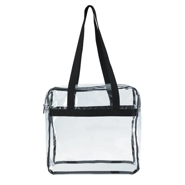 Good Value™ Clear Zippered Tote - Good Value™ Clear Zippered Tote - Image 2 of 2