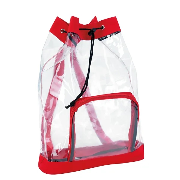 Good Value™ Clear Cinch Backpack - Good Value™ Clear Cinch Backpack - Image 3 of 6