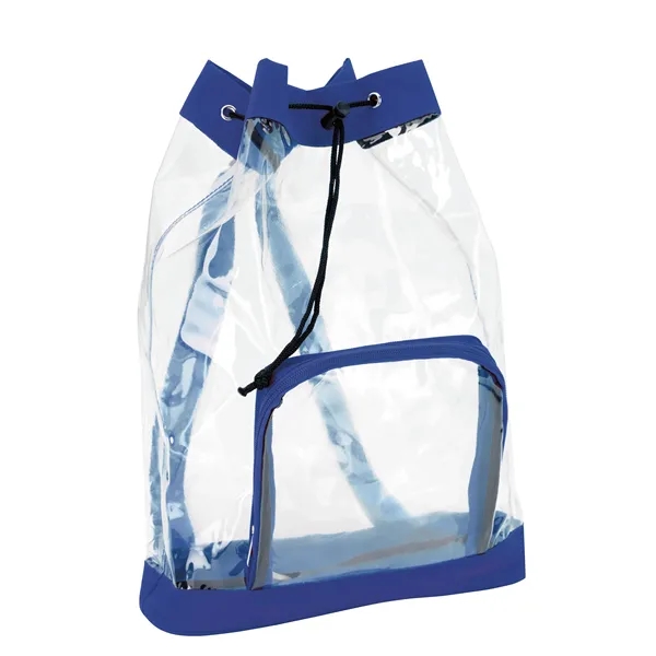 Good Value™ Clear Cinch Backpack - Good Value™ Clear Cinch Backpack - Image 6 of 6