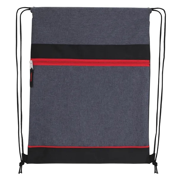 Good Value™ RPET Two-Tone Drawstring Backpack - Good Value™ RPET Two-Tone Drawstring Backpack - Image 4 of 15