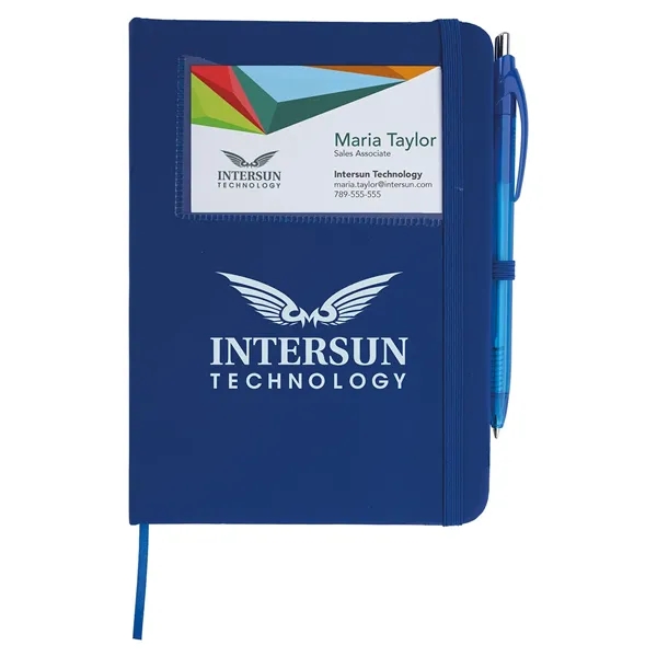 Value Card Pocket Notebook with Element Slim Pen - Value Card Pocket Notebook with Element Slim Pen - Image 5 of 11
