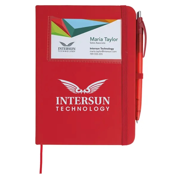 Value Card Pocket Notebook with Element Slim Pen - Value Card Pocket Notebook with Element Slim Pen - Image 7 of 11