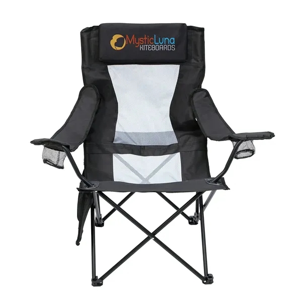 2-in-1 Mesh Adirondack Chair and Table - 2-in-1 Mesh Adirondack Chair and Table - Image 2 of 3