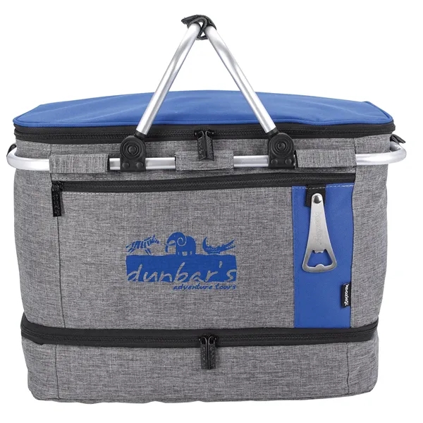 Koozie® Collapsible Jumbo Picnic Basket - Koozie® Collapsible Jumbo Picnic Basket - Image 13 of 13