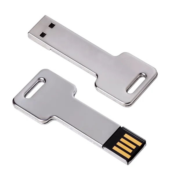 1 GB Silver Key USB 2.0 Flash Drive - 1 GB Silver Key USB 2.0 Flash Drive - Image 2 of 2