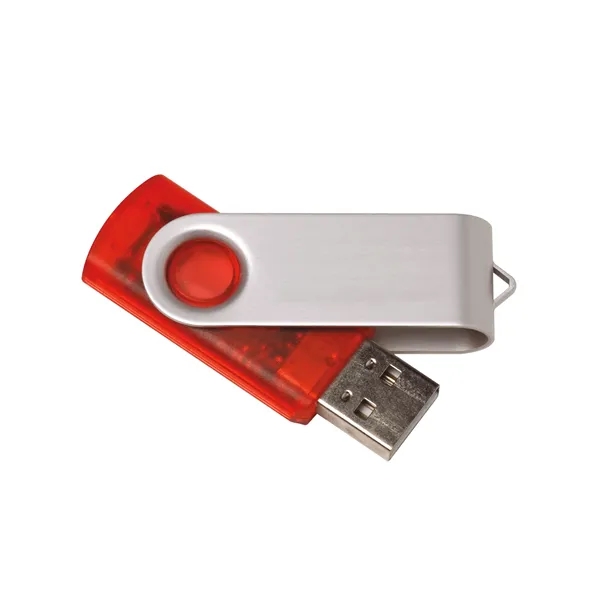 1 GB Translucent Folding USB 2.0 Flash Drive - 1 GB Translucent Folding USB 2.0 Flash Drive - Image 3 of 4