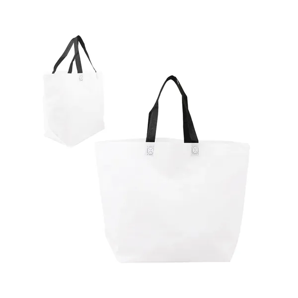 Prime Line Two-Tone Heat Sealed Non-Woven Tote Bag - Prime Line Two-Tone Heat Sealed Non-Woven Tote Bag - Image 1 of 13