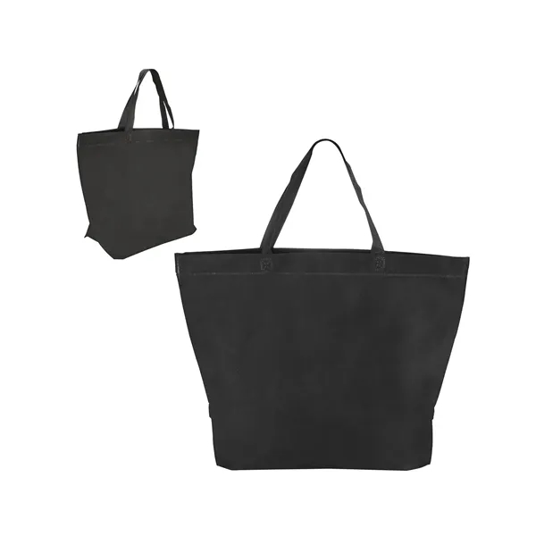 Prime Line Two-Tone Heat Sealed Non-Woven Tote Bag - Prime Line Two-Tone Heat Sealed Non-Woven Tote Bag - Image 8 of 13