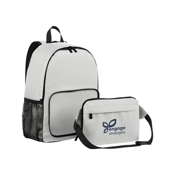 Prime Line Hampton Eco Friendly 2-in-1 Backpack - Prime Line Hampton Eco Friendly 2-in-1 Backpack - Image 9 of 14