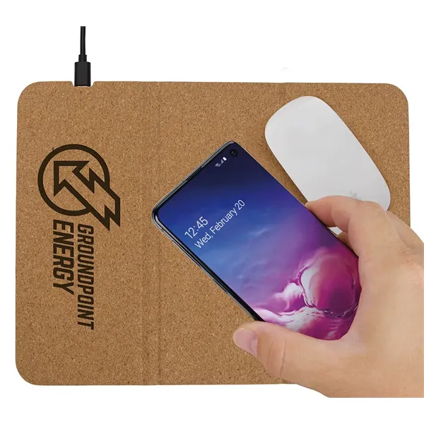 10W Vite Wireless Charging Mouse Pad and Stand - 10W Vite Wireless Charging Mouse Pad and Stand - Image 0 of 4