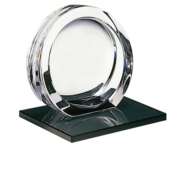 MARIO CIONI High Tech Award on Black Glass Base - Large - MARIO CIONI High Tech Award on Black Glass Base - Large - Image 1 of 1