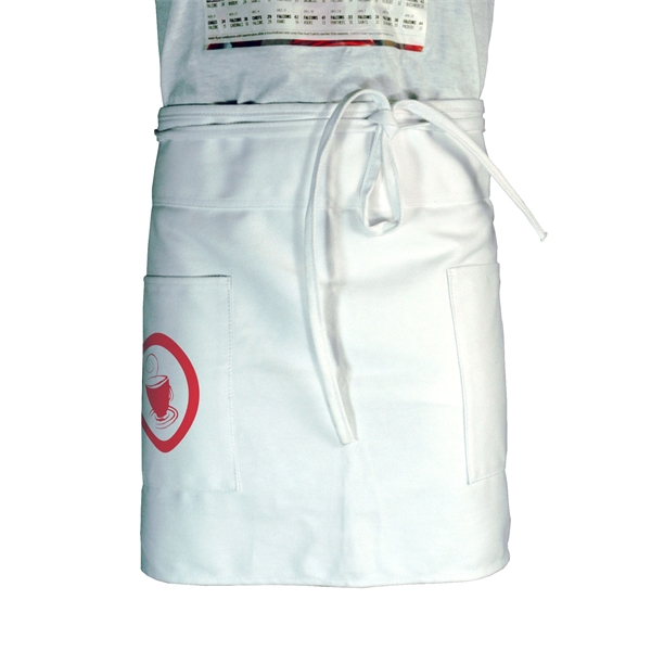 Heavy Cotton Short Bistro Apron - Heavy Cotton Short Bistro Apron - Image 2 of 2
