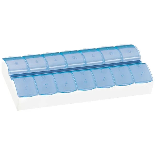 AM/PM Jumbo Easy Scoop Pill Box - AM/PM Jumbo Easy Scoop Pill Box - Image 1 of 2