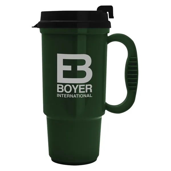 Budget Traveler Mug with Slider Lid - Budget Traveler Mug with Slider Lid - Image 1 of 12