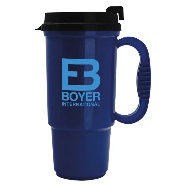 Budget Traveler Mug with Slider Lid - Budget Traveler Mug with Slider Lid - Image 3 of 12