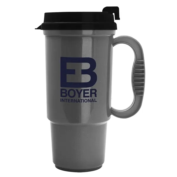 Budget Traveler Mug with Slider Lid - Budget Traveler Mug with Slider Lid - Image 4 of 12