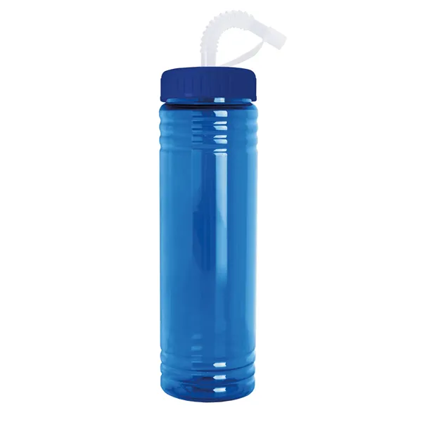 Slim Fit Water Bottle With Straw Lid - 24 oz. - Slim Fit Water Bottle With Straw Lid - 24 oz. - Image 20 of 23