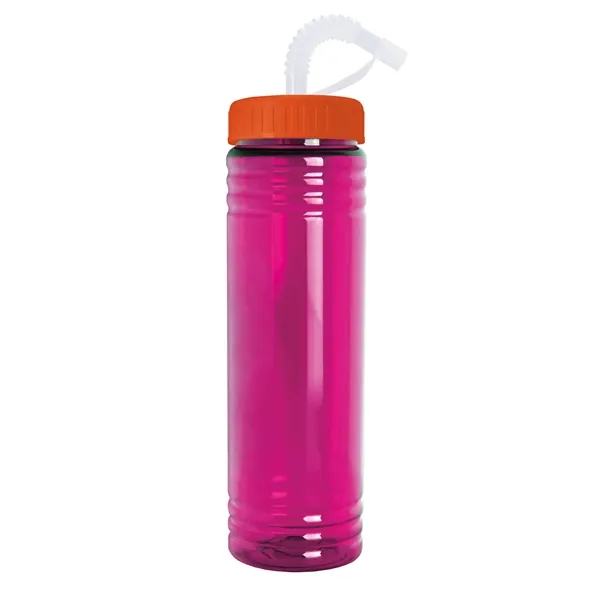 Slim Fit Water Bottle With Straw Lid - 24 oz. - Slim Fit Water Bottle With Straw Lid - 24 oz. - Image 21 of 23