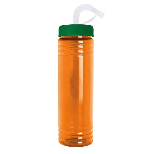 Slim Fit Water Bottle With Straw Lid - 24 oz. - Slim Fit Water Bottle With Straw Lid - 24 oz. - Image 22 of 23