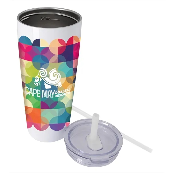 Koozie® Built-in Straw Vacuum Tumbler - 30 oz. - Koozie® Built-in Straw Vacuum Tumbler - 30 oz. - Image 1 of 4