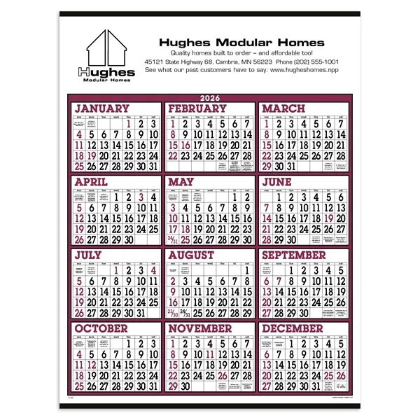 Triumph® Calendars Big Numbers Span-A-Year Calendar - Triumph® Calendars Big Numbers Span-A-Year Calendar - Image 0 of 0