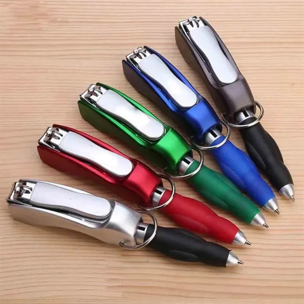Multifunctional Nail Clipper Ballpoint Pen - Multifunctional Nail Clipper Ballpoint Pen - Image 2 of 3