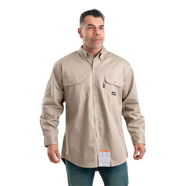 Berne Men's Tall Flame-Resistant Button Down Work Shirt - Berne Men's Tall Flame-Resistant Button Down Work Shirt - Image 2 of 6