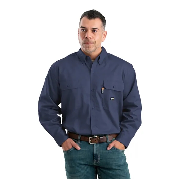 Berne Men's Tall Flame-Resistant Button Down Work Shirt - Berne Men's Tall Flame-Resistant Button Down Work Shirt - Image 4 of 6