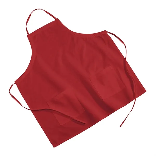 Colored Poly/Cotton Twill BBQ Apron - Colored Poly/Cotton Twill BBQ Apron - Image 5 of 6