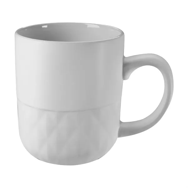 Ceramic Coffee Mug with Facet Texture - 16 oz. - Ceramic Coffee Mug with Facet Texture - 16 oz. - Image 10 of 10