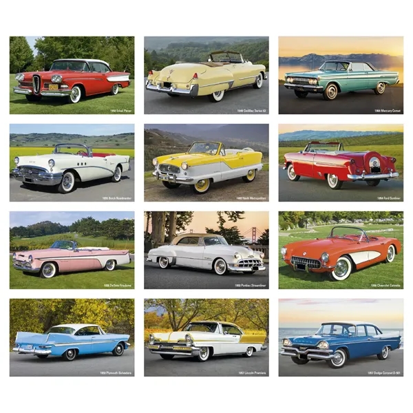 Press-N-Stick Cruisin' Cars Calendar - Press-N-Stick Cruisin' Cars Calendar - Image 1 of 1