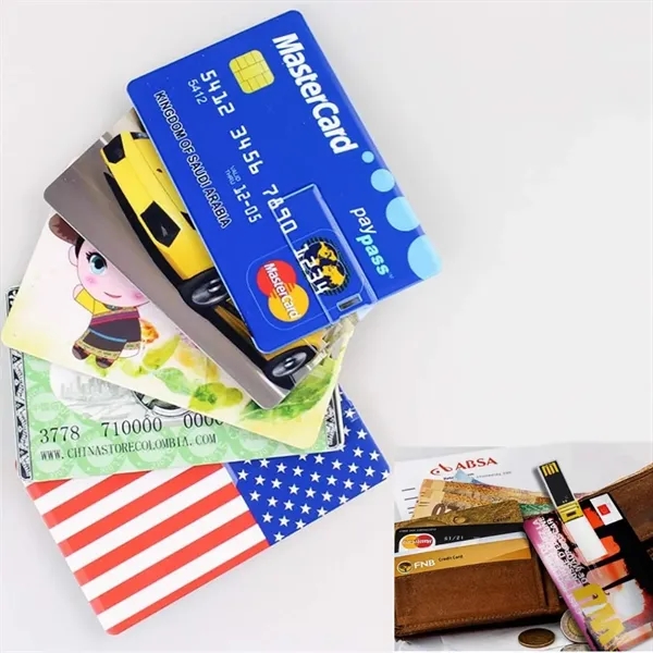 128MB-256GB Custom Credit Card Style USB Flash Drive - 128MB-256GB Custom Credit Card Style USB Flash Drive - Image 2 of 3