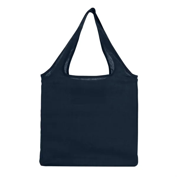 Foldable Cotton Tote Bag - Foldable Cotton Tote Bag - Image 3 of 4