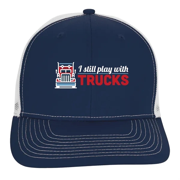 Snapback Meshback Trucker Cap - Snapback Meshback Trucker Cap - Image 1 of 18