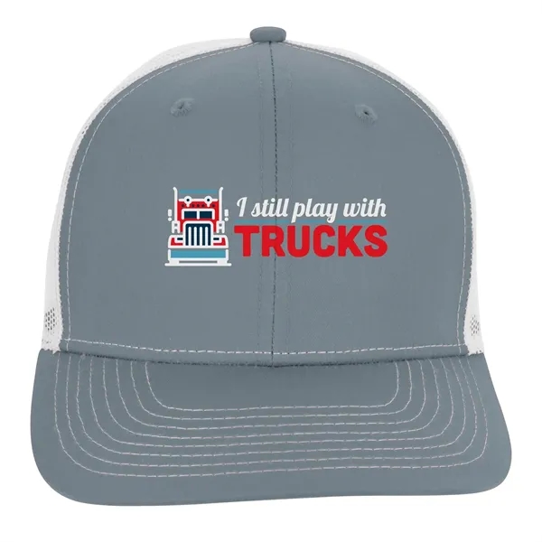 Snapback Meshback Trucker Cap - Snapback Meshback Trucker Cap - Image 9 of 18