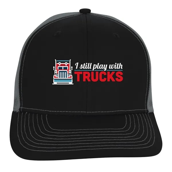 Snapback Meshback Trucker Cap - Snapback Meshback Trucker Cap - Image 10 of 18