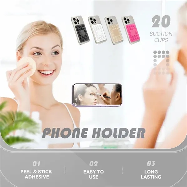 Silicone Suction Cup Phone Holder - Silicone Suction Cup Phone Holder - Image 6 of 12