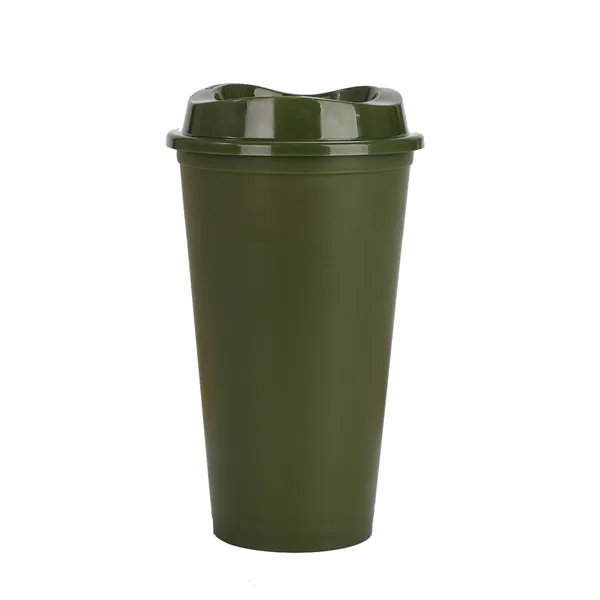 16oz Reusable Coffee Cup With A Lid - 16oz Reusable Coffee Cup With A Lid - Image 1 of 6