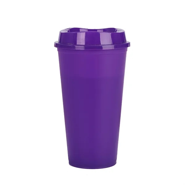 16oz Reusable Coffee Cup With A Lid - 16oz Reusable Coffee Cup With A Lid - Image 3 of 6