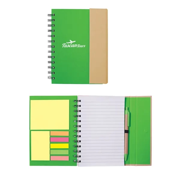 Prime Line Spiral Notebook With Sticky Notes & Pen 5.75" ... - Prime Line Spiral Notebook With Sticky Notes & Pen 5.75" ... - Image 20 of 29