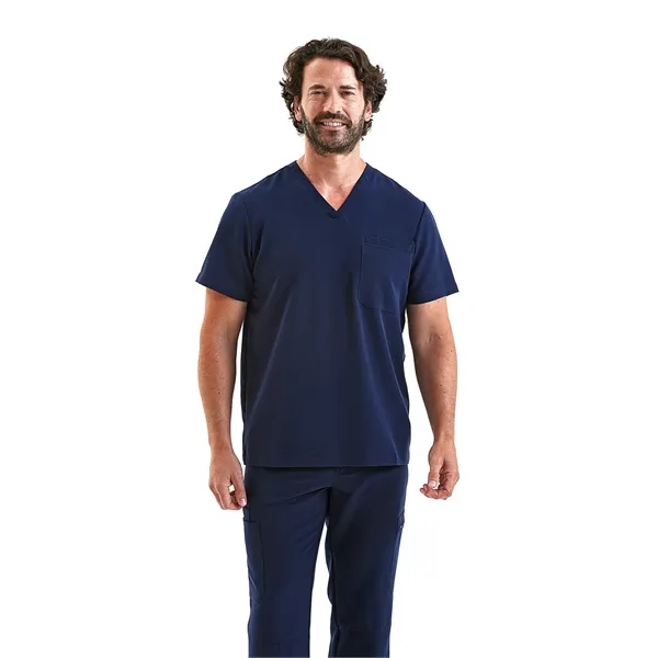 Onna By Premier Men's Limitless V-Neck Stretch Scrub Top - Onna By Premier Men's Limitless V-Neck Stretch Scrub Top - Image 16 of 18